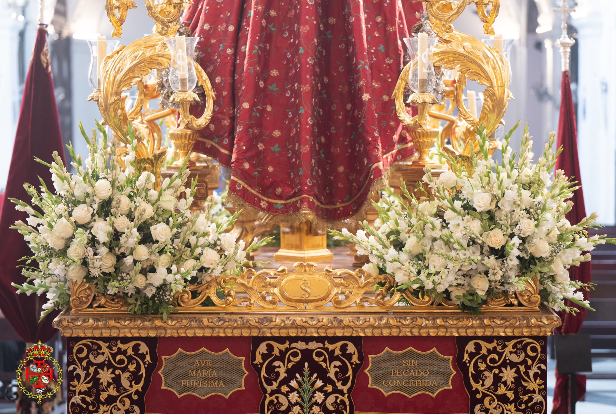 Exorno floral por Flores Ventura - Hermandad de la Sagrada Cena